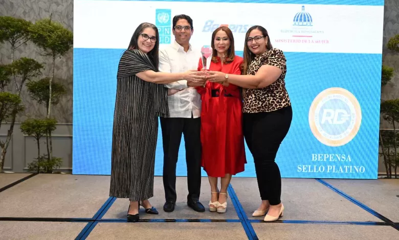 Ministerio de la Mujer y el PNUD entregan reconocimiento a Bepensa por sus prácticas de igualdad de género