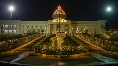 palacion nacional en navidad