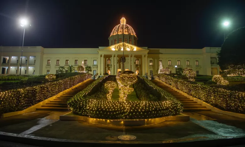 palacion nacional en navidad