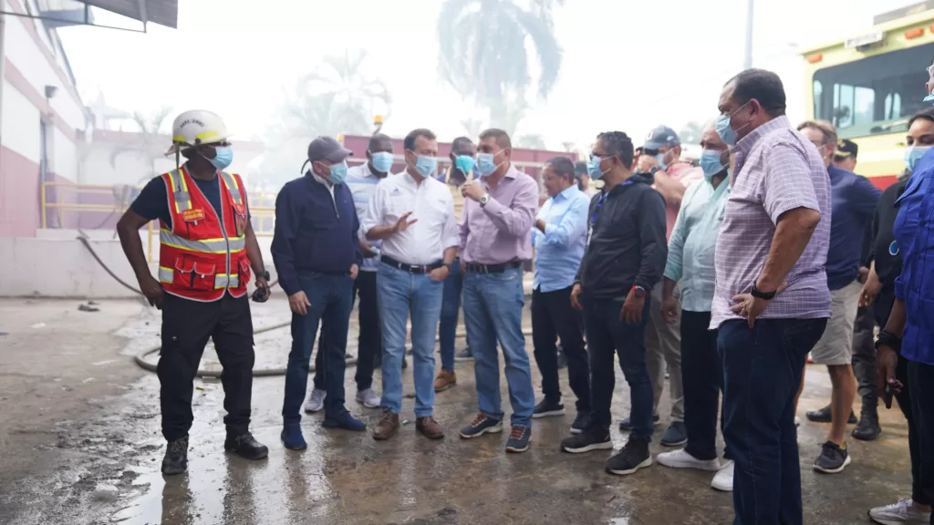 zona donde ocurrio el fuego