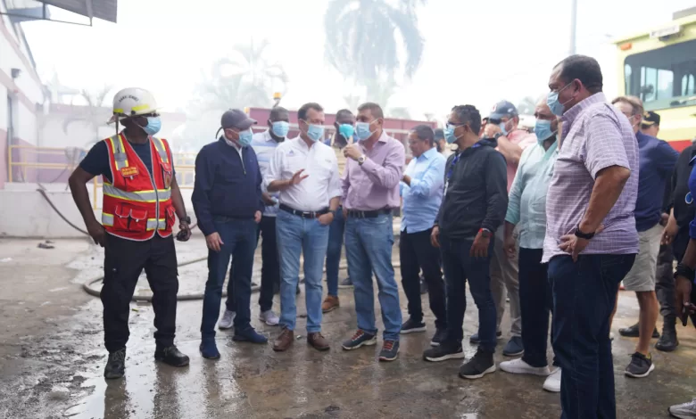 zona donde ocurrio el fuego