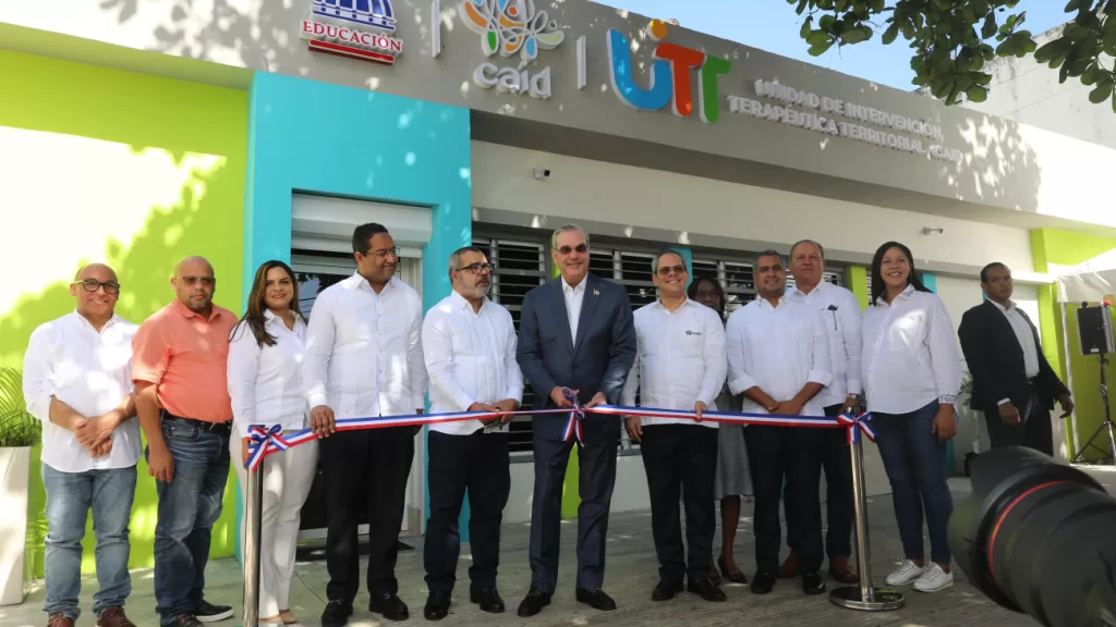presidente Luis Abinader inauguró la primera Unidad de Intervención Terapéutica Territorial