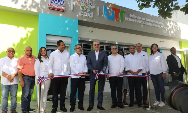 presidente Luis Abinader inauguró la primera Unidad de Intervención Terapéutica Territorial