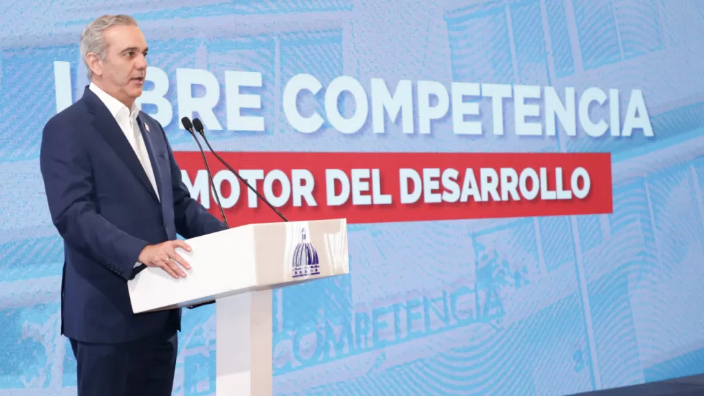 presidente Luis Abinader presentó los principales logros y avances alcanzados en materia de libre y leal competencia durante su gestión