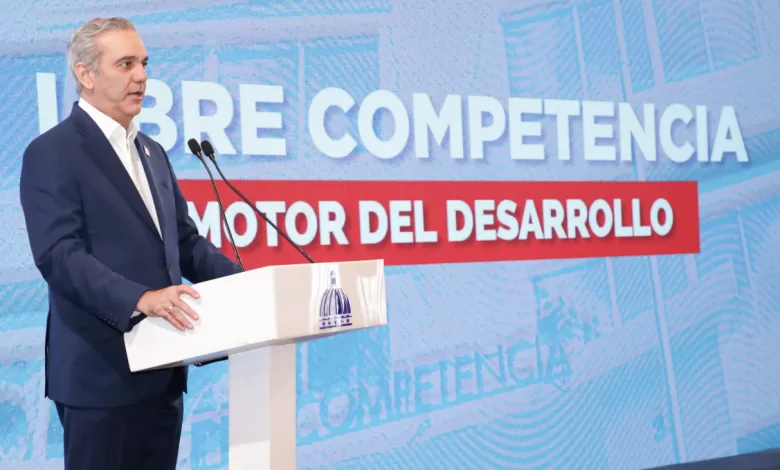 presidente Luis Abinader presentó los principales logros y avances alcanzados en materia de libre y leal competencia durante su gestión