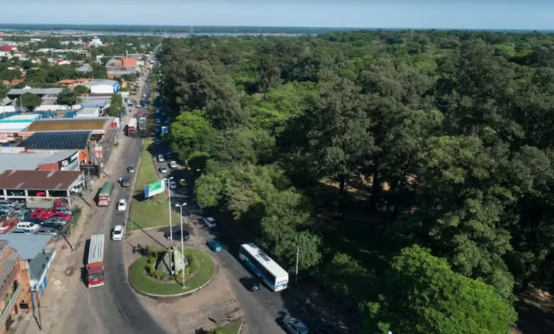 Vista aérea del Jardín Botánico Nacional de Santo Domingo, espacio verde amenazado por proyecto vial